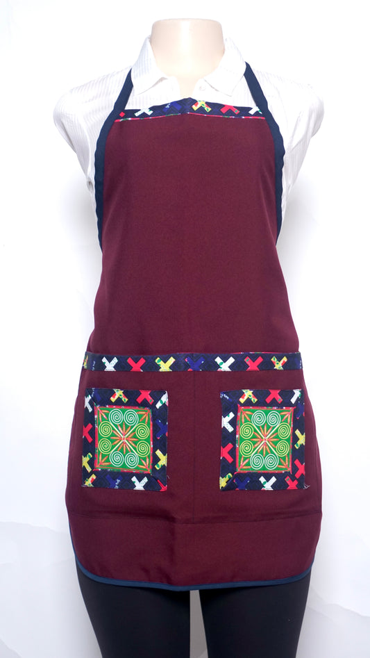 Apron-Burgundy