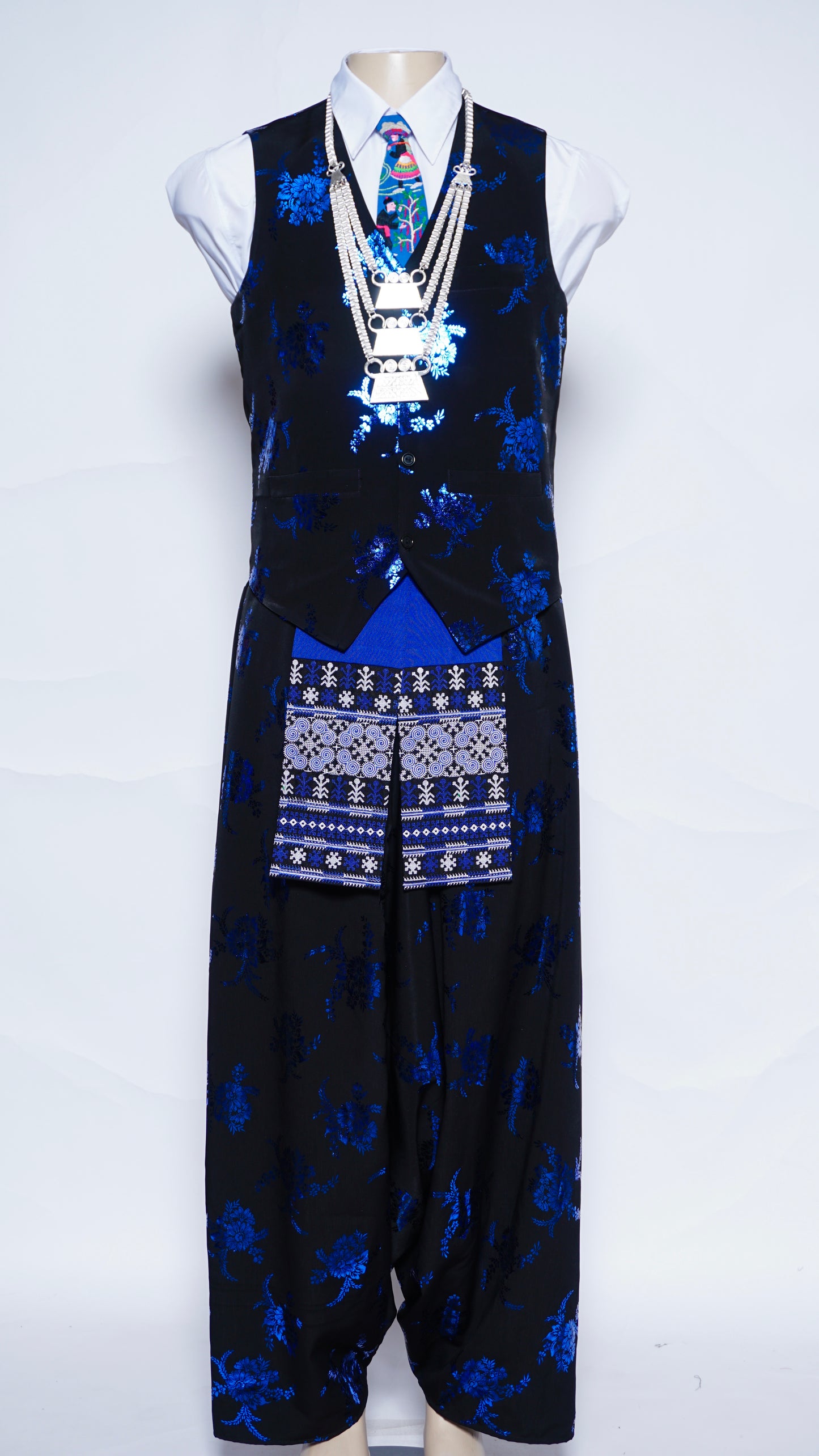 Blue Traditional Floral
