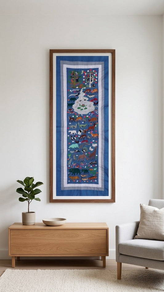 Wildlife Jungle Hmong Story Cloth