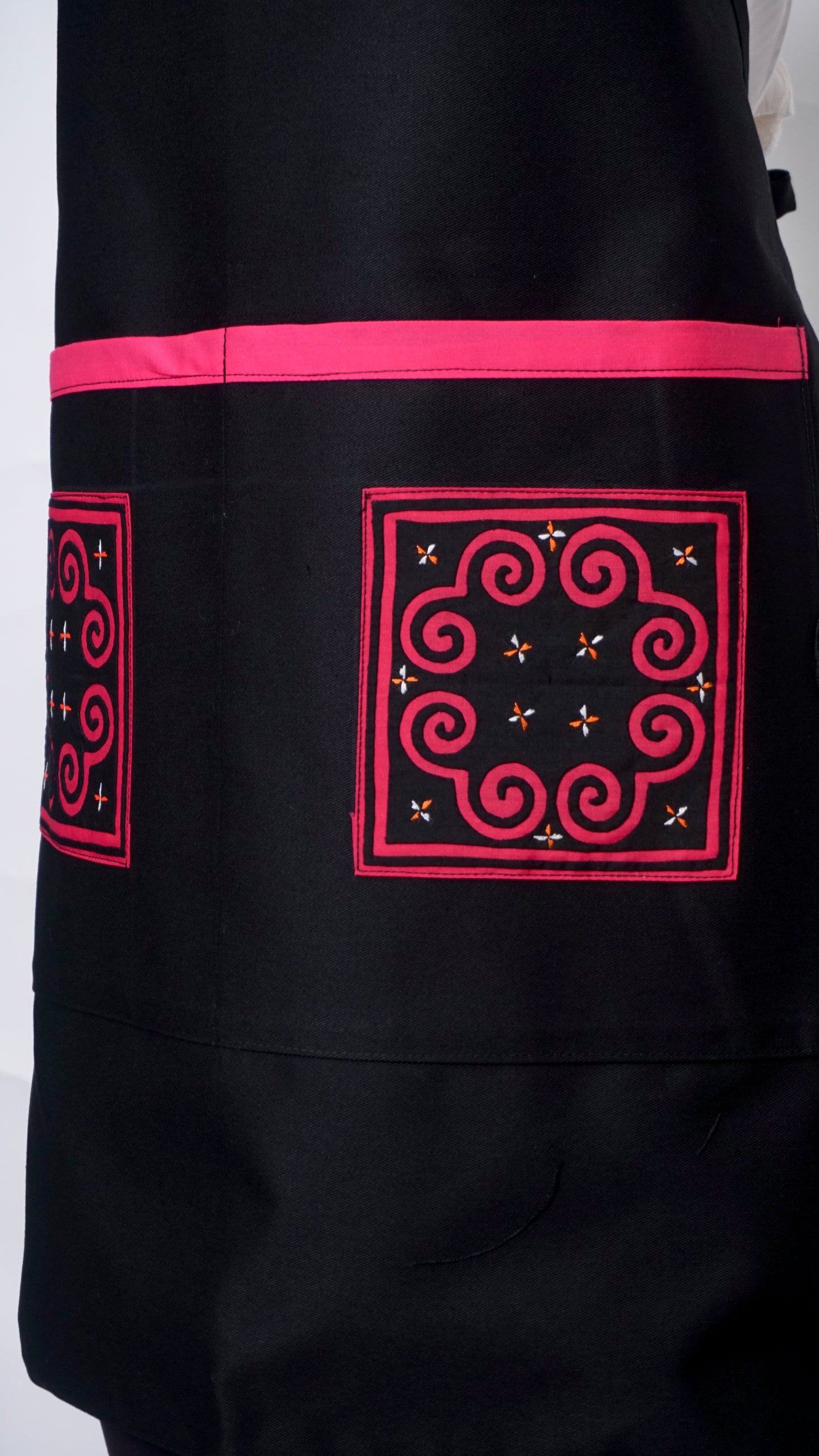Pink/Black Apron