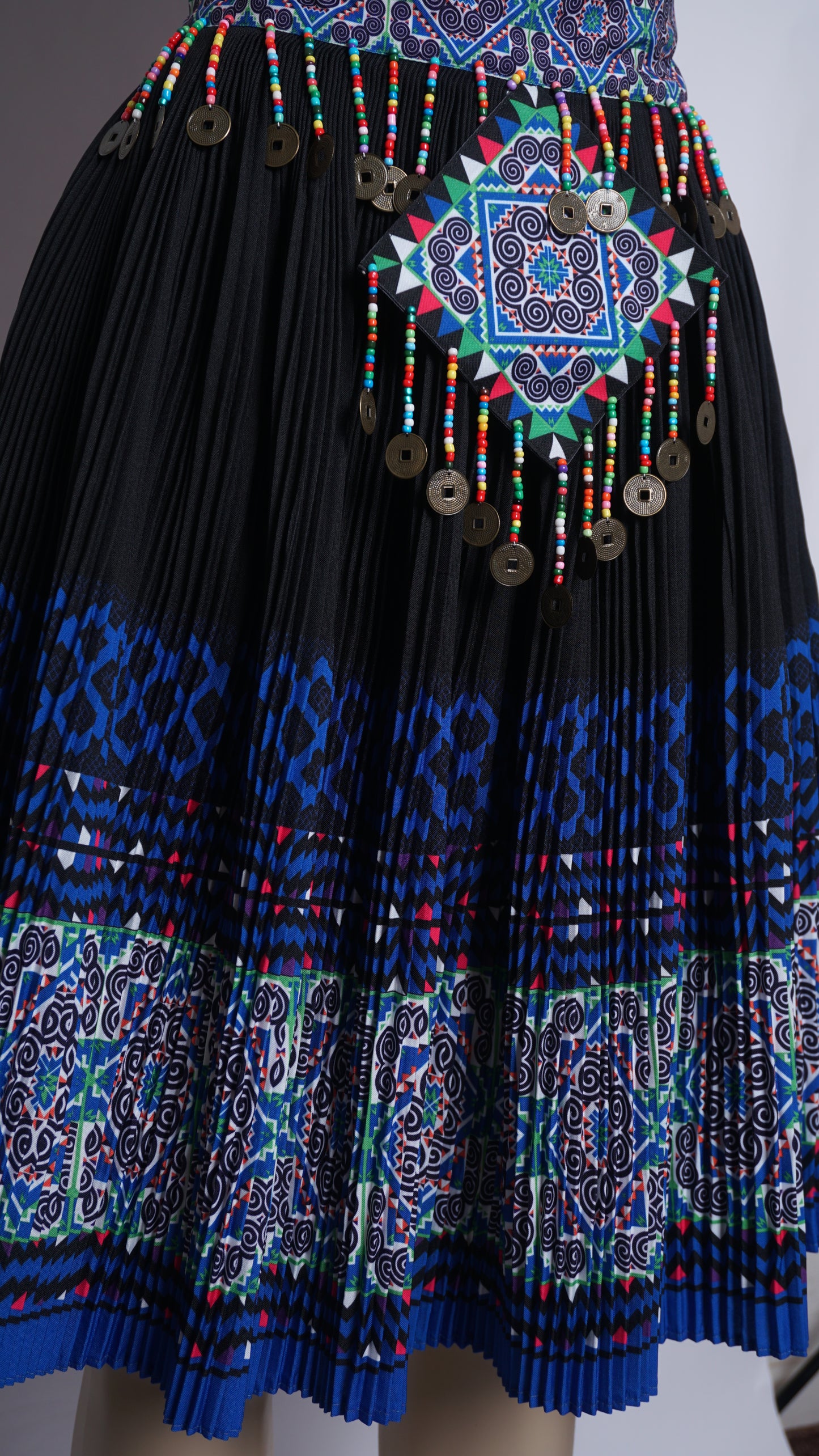 Printed Skirt Blue