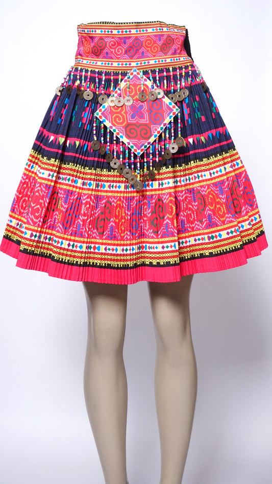 Printed Skirt Pink