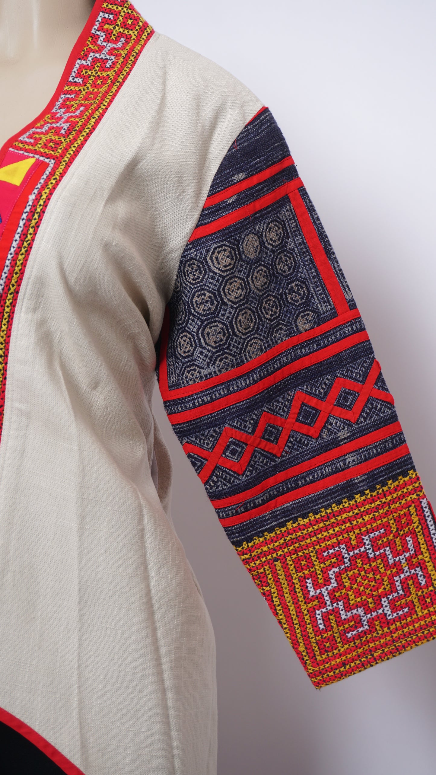 Hill Tribe High-Low Cardigan (44")