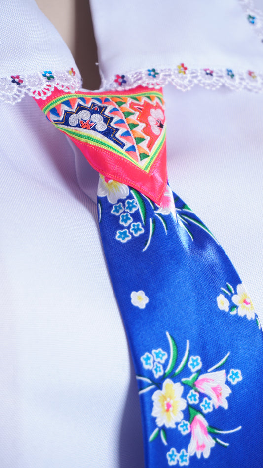 Women Blue Tie