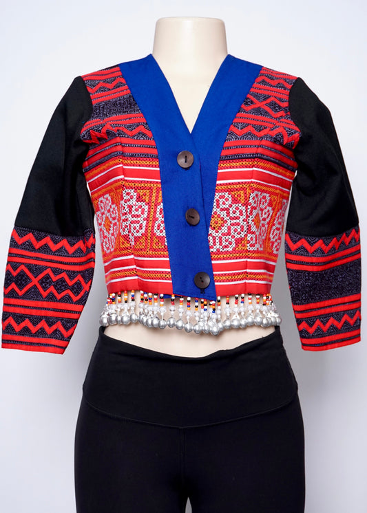 (NEW) Hmong Hill Tribe Crop Top (36")