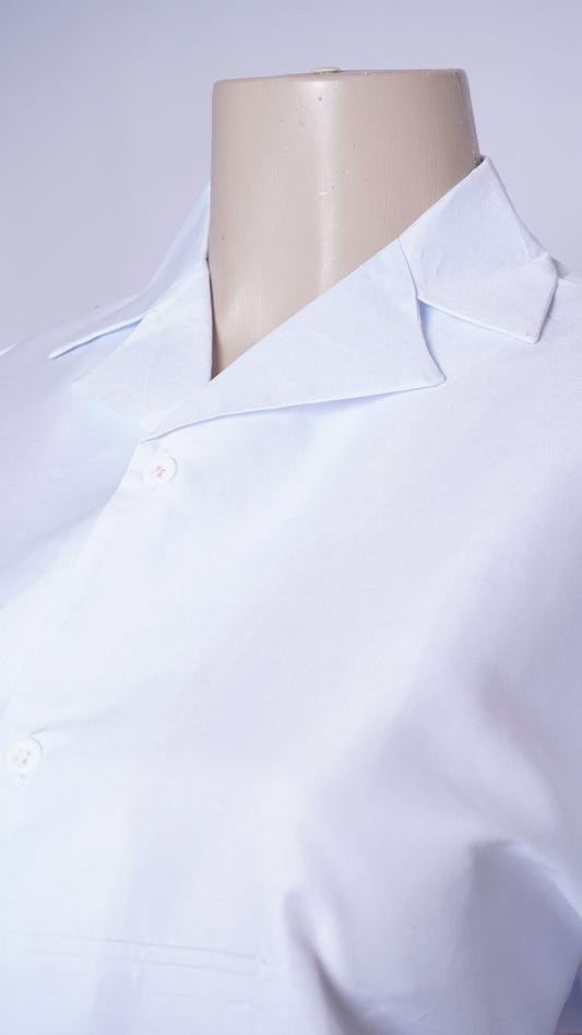 Girl's Double White Collar Shirt (30")