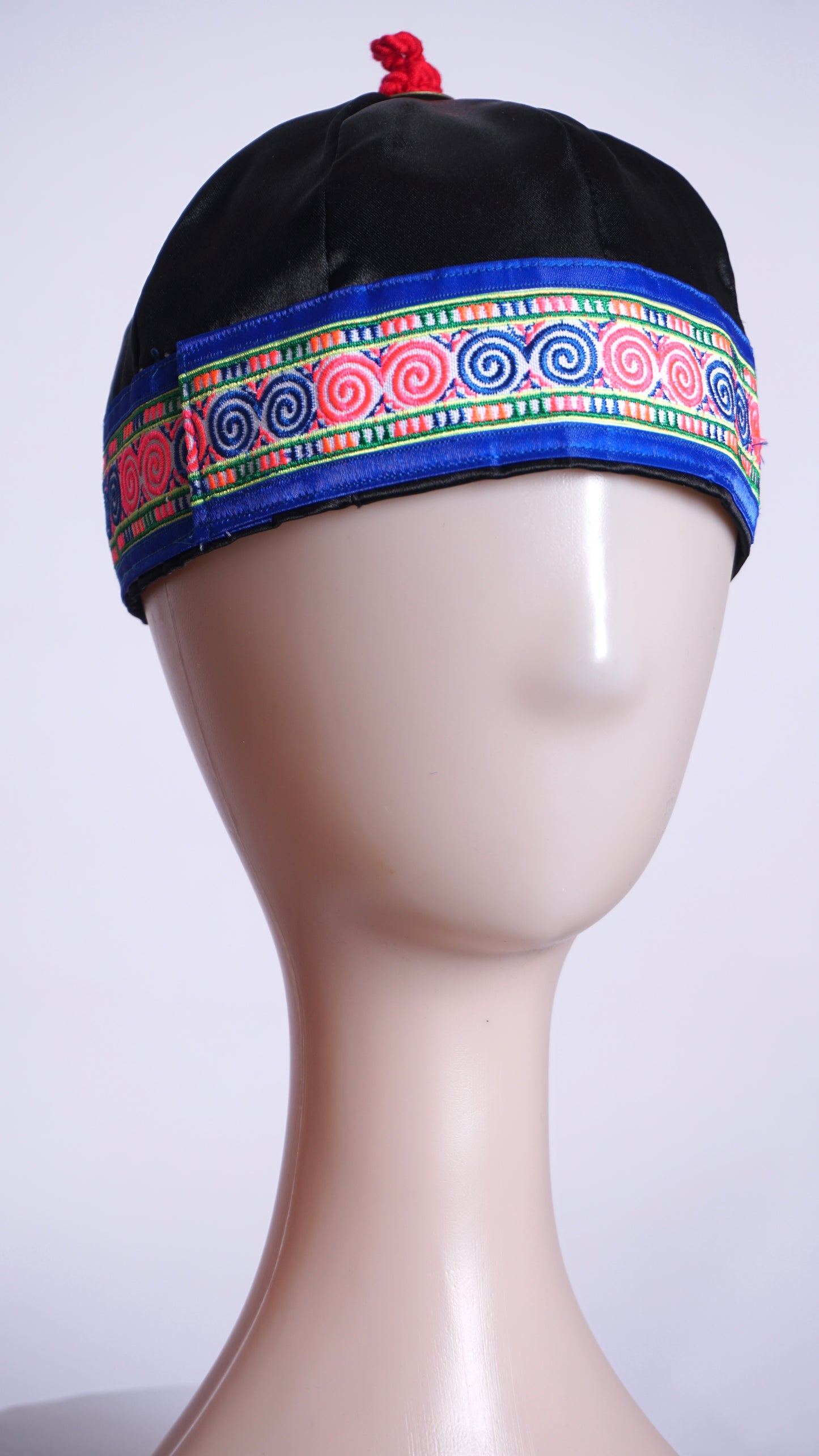 Hmong Hat-Blue/Pink Qwj