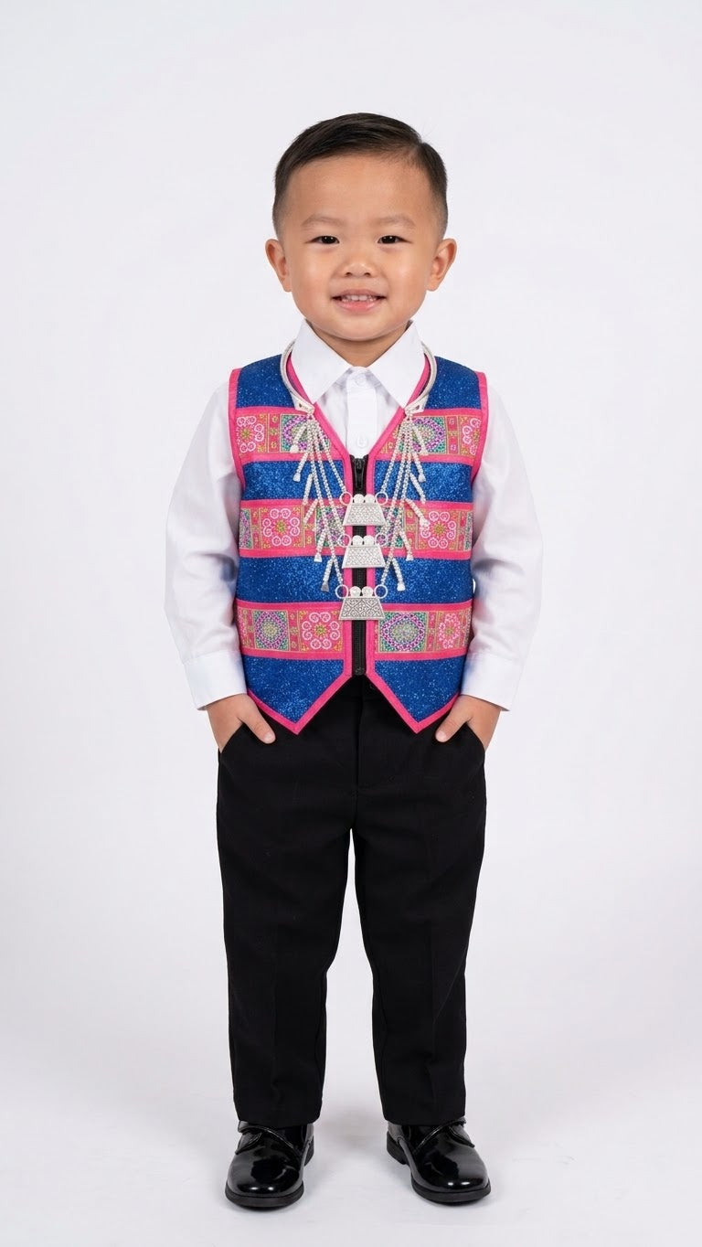 Hmong Embroidered Vest