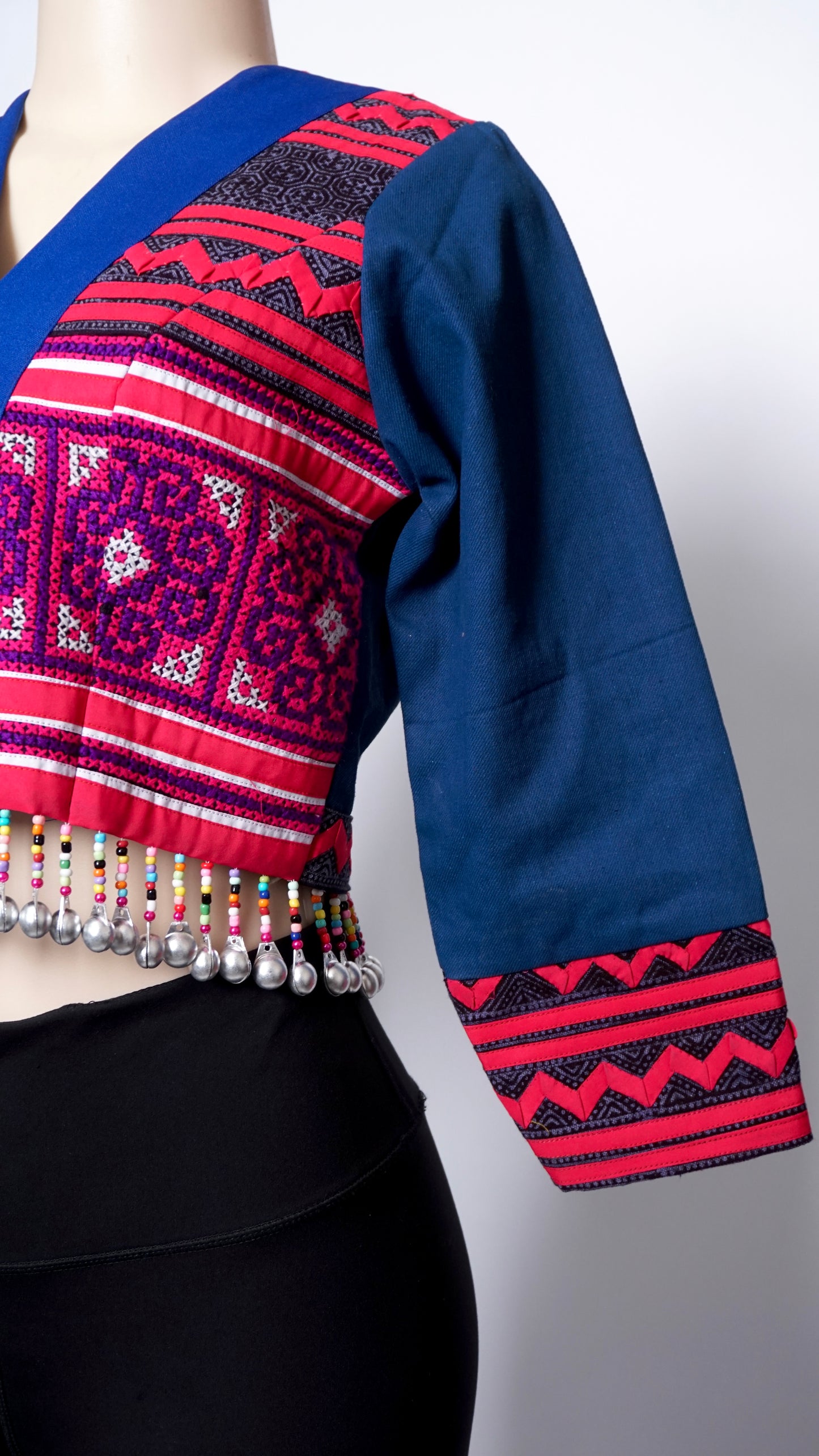 (NEW) Hmong Hill Tribe Crop Top (38")