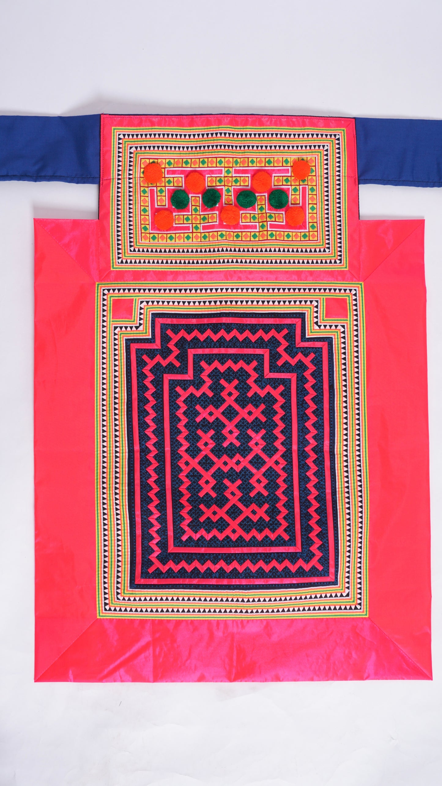 Handmade Hmong Baby Carrier- Pink
