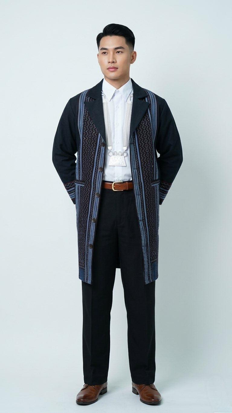 Hill Tribe Long Coat (50")