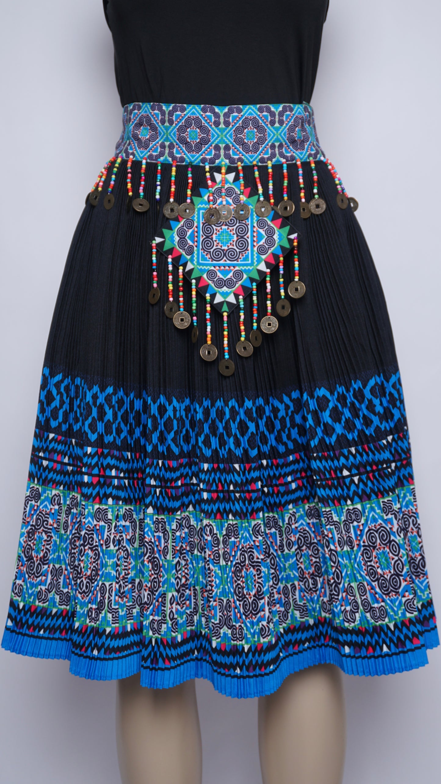 Printed Skirt Light Blue (36x26)