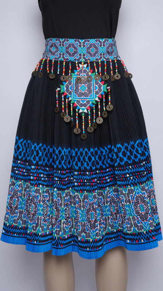 Printed Skirt Light Blue (36x26)