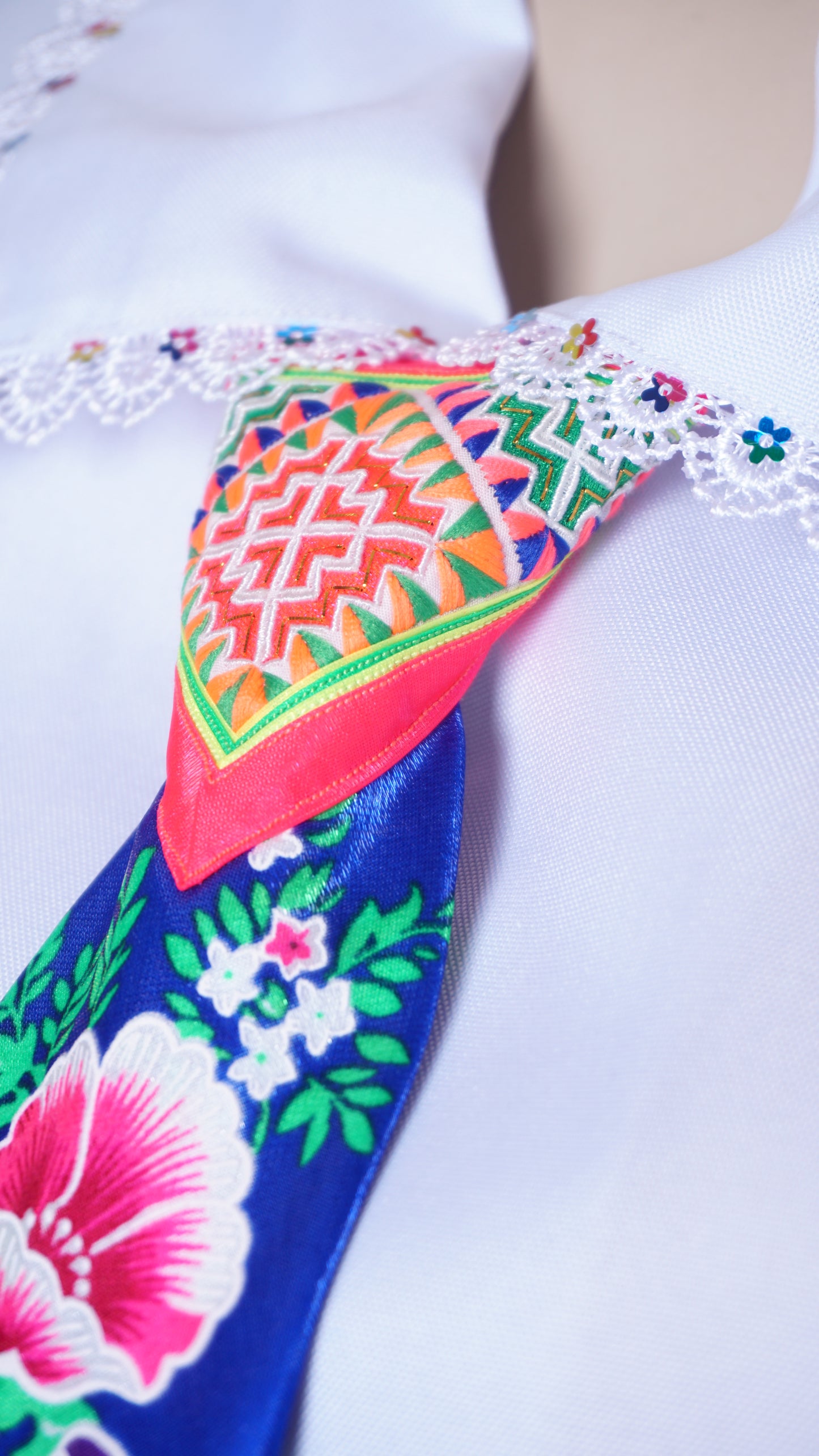 Women Blue Tie