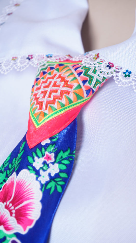 Women Blue Tie
