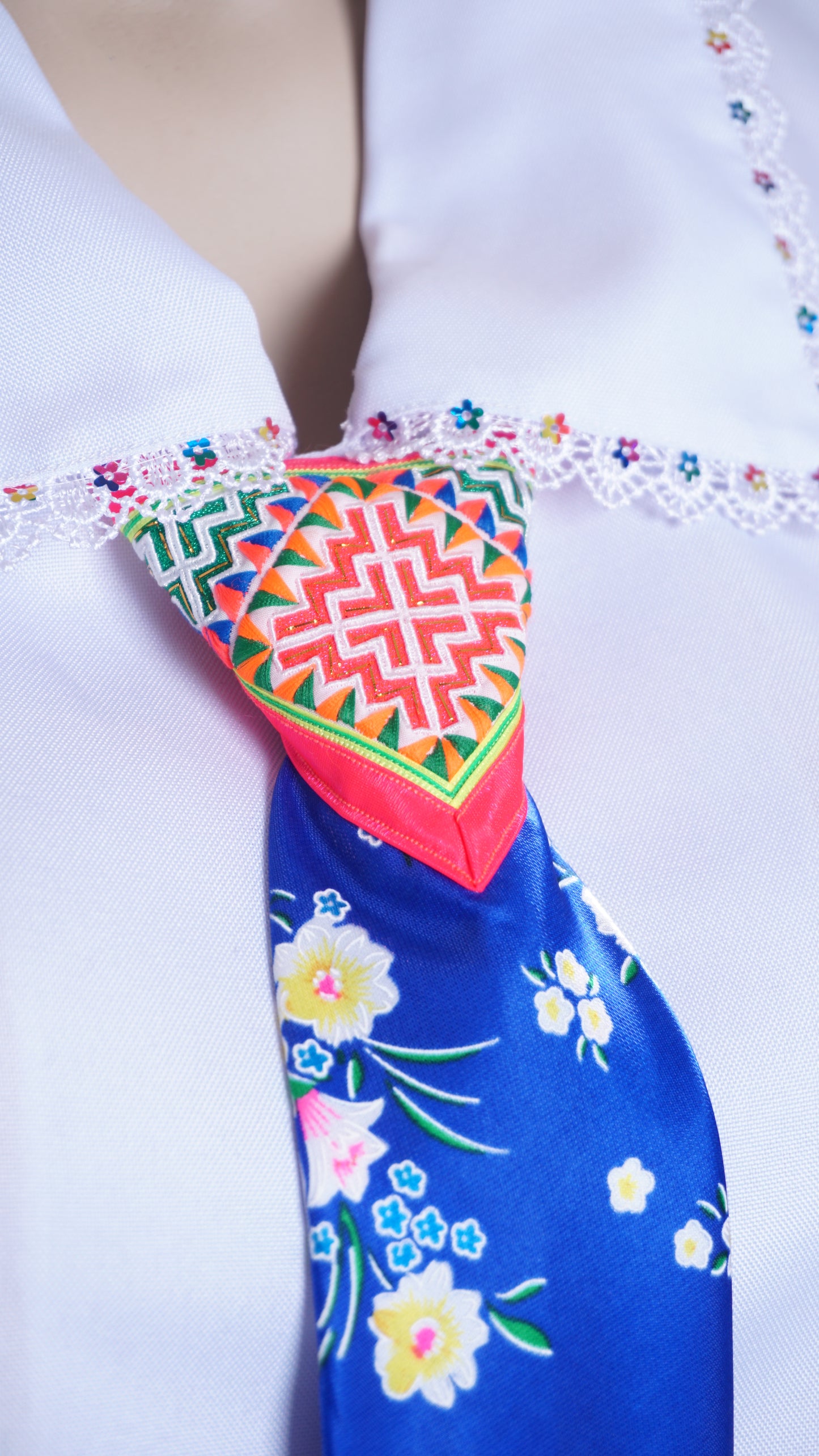 Women Blue Tie
