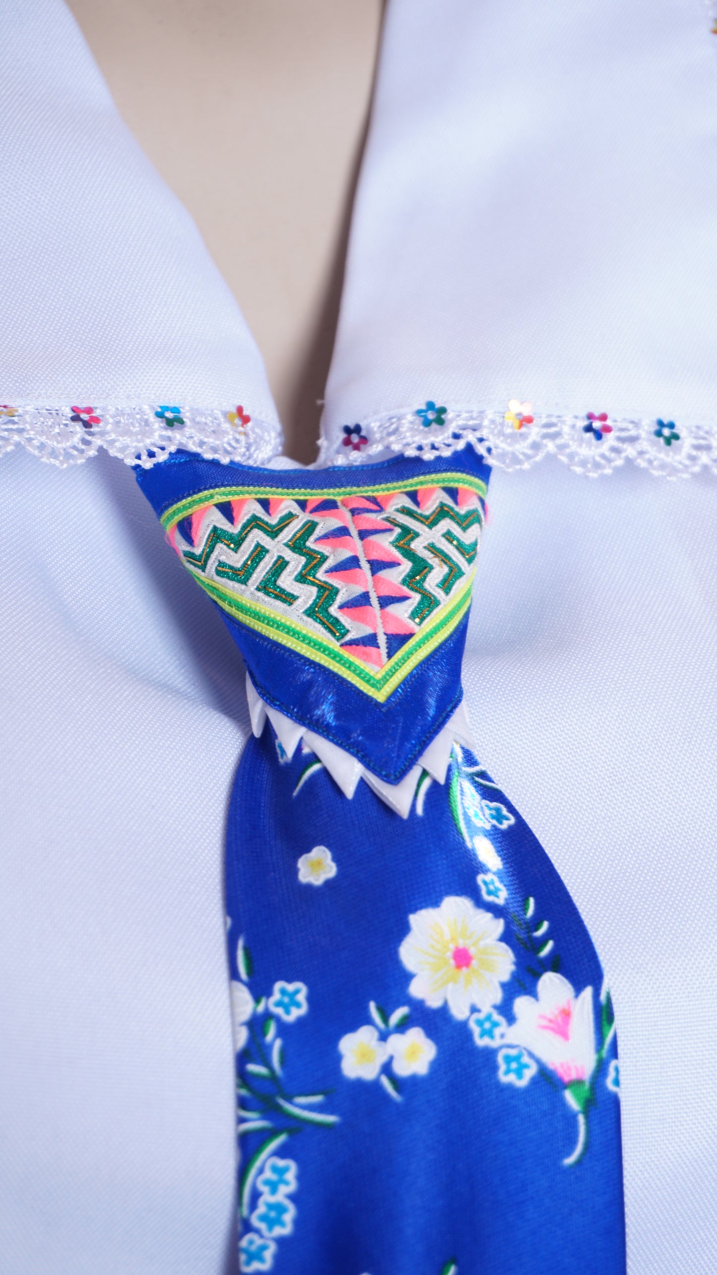 Women Blue Tie