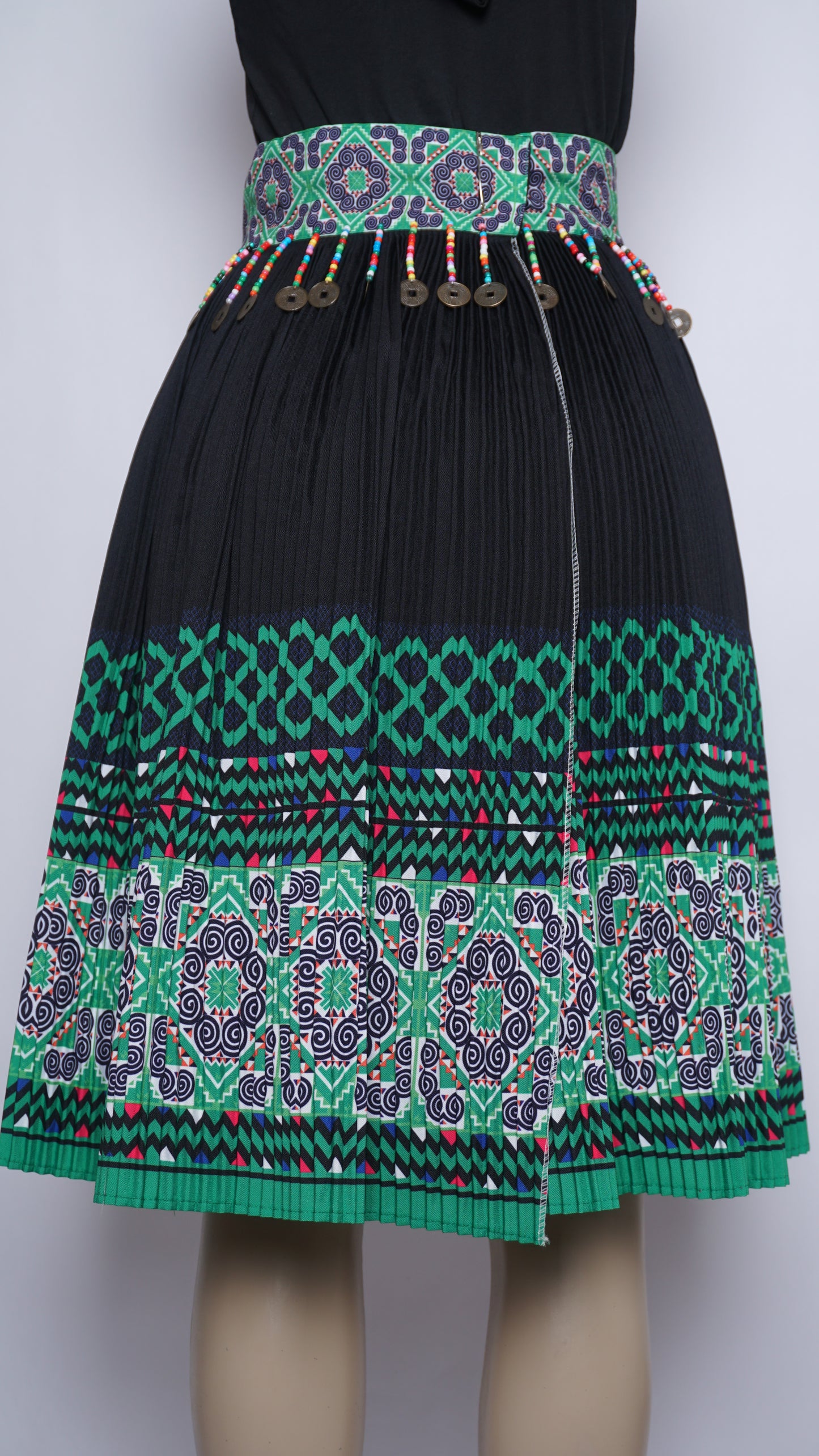 Printed Skirt Green
