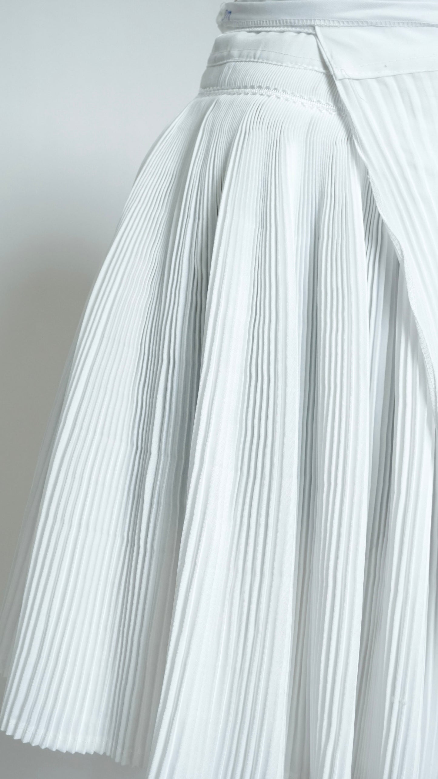 Girl's Wrapped White Skirt