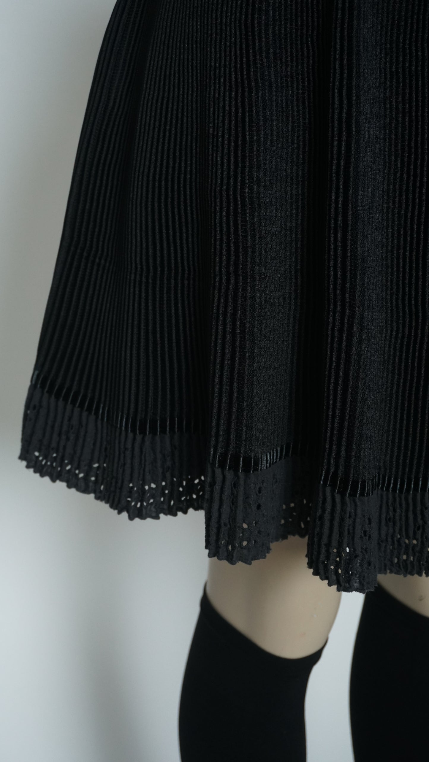Black Skirt Lace Bottom