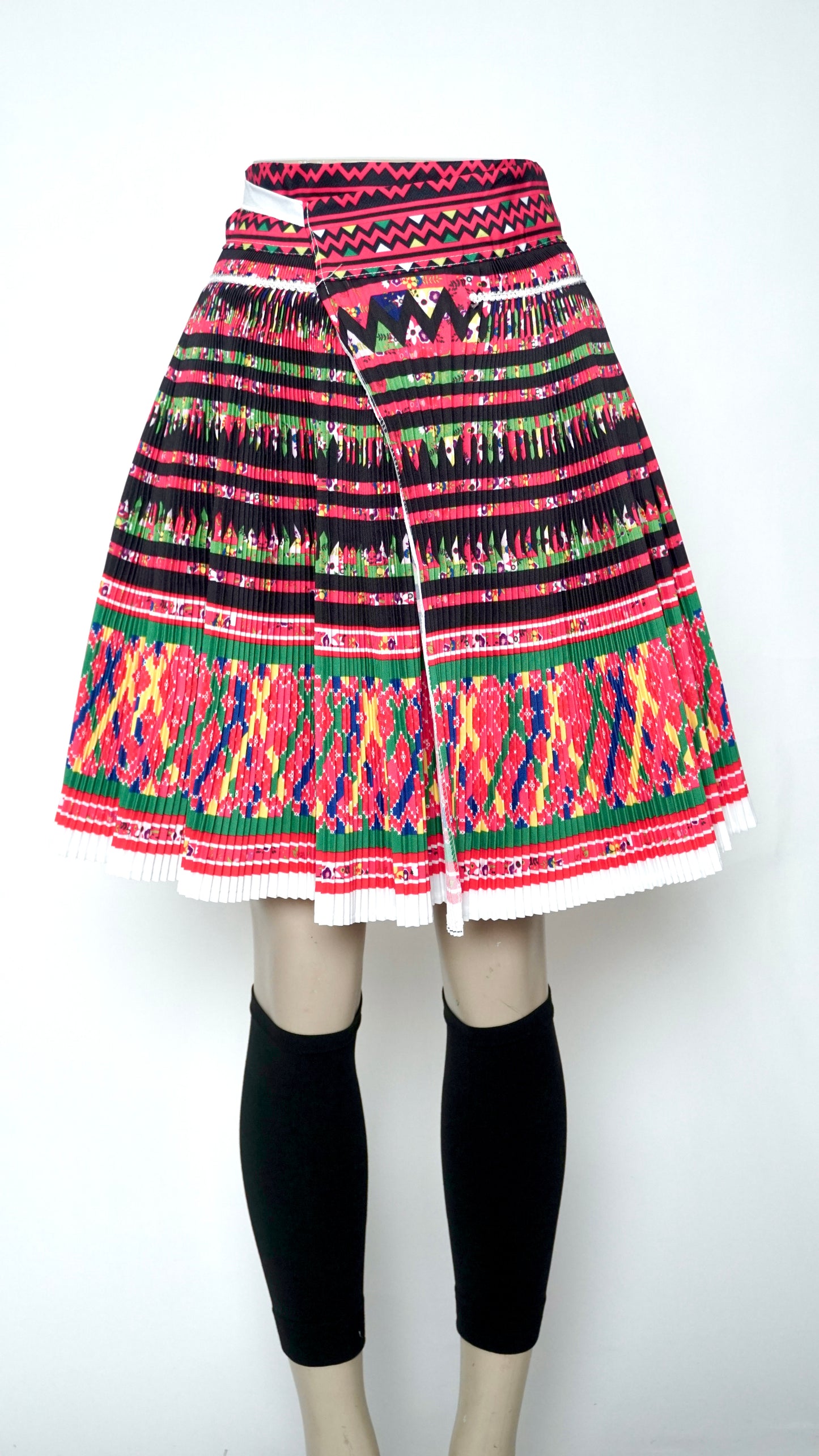 Printed X Floral Patterns Skirt
