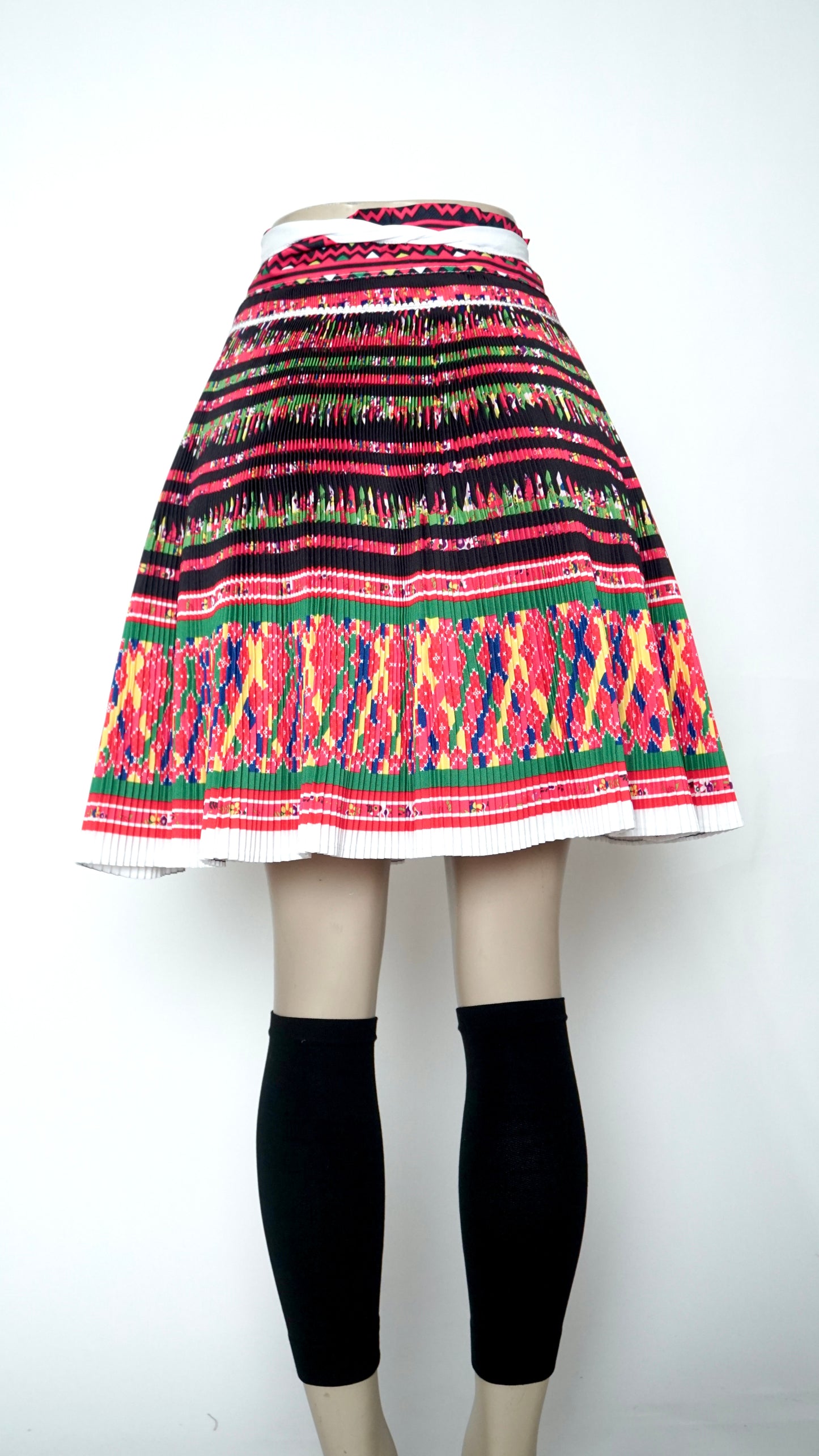 Printed X Floral Patterns Skirt