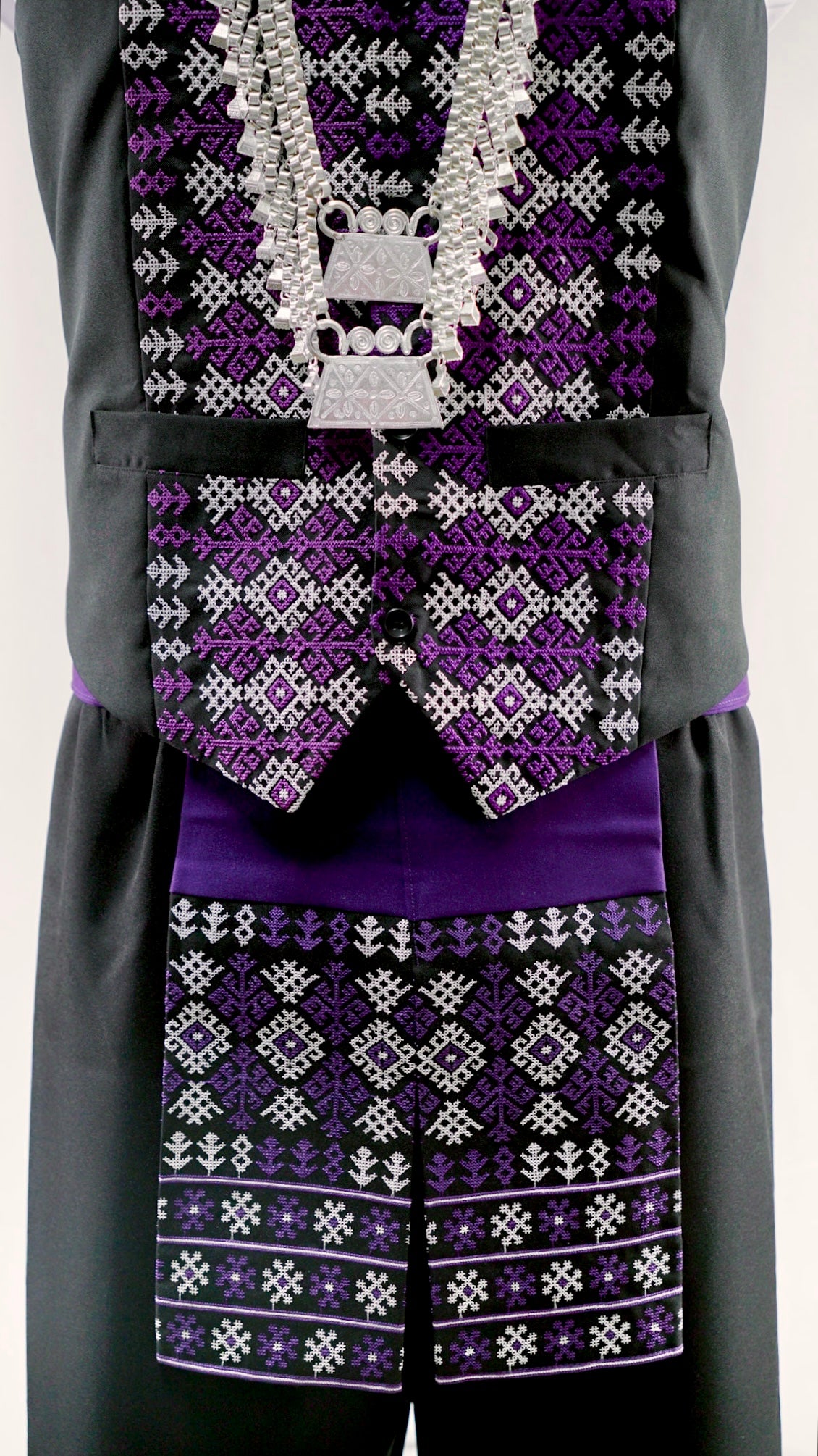Purple Co Vest Set
